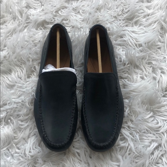 NEW • Frye • Lewis Venetian Loafers Navy Blue - Picture 4 of 7